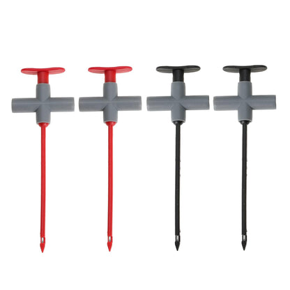 Puncture Probe Test Leads Wire-Piercing Test Clip Multimeter Testing Tool for Automotive Car Repairing and Electrical Testing 4 PCS