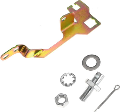 Throttle Transmission Kickdown Cable Bracket 8009 Stud Kit for TH350, 700-R4 and 200-4R Cable for Edelbrock Performer Carburetor for Thunder AVS Quadrajet-style Carburetor for Chevrolet 1977 and later