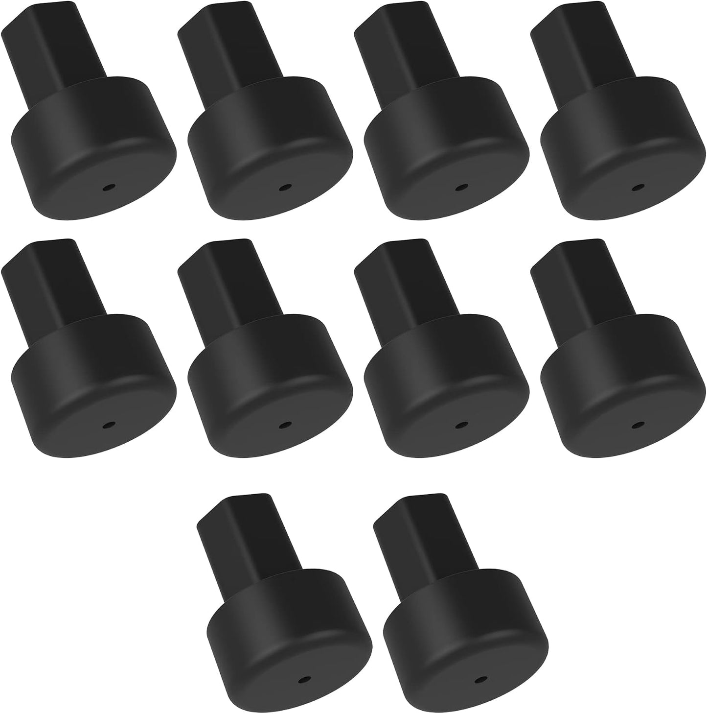 Grate Rubber Feet Replaces W10919249 SDA-00189300 Stove Gate HP Rubber Bumper for Kitchen Aid for Jenn Air Gas Range Burners Cooktop Grills, 10 Pack