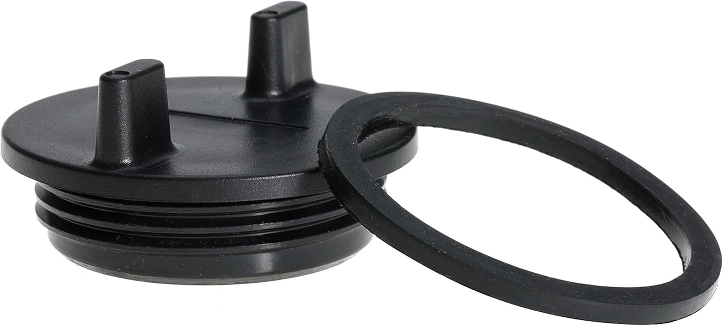 Fuel Deck Fill Cap Replaces 0126DP0BLK for Perko 1313 and 1314 Series for Seachoice 32011 for Ranger Brass Non-Locking Cap 2 Pcs