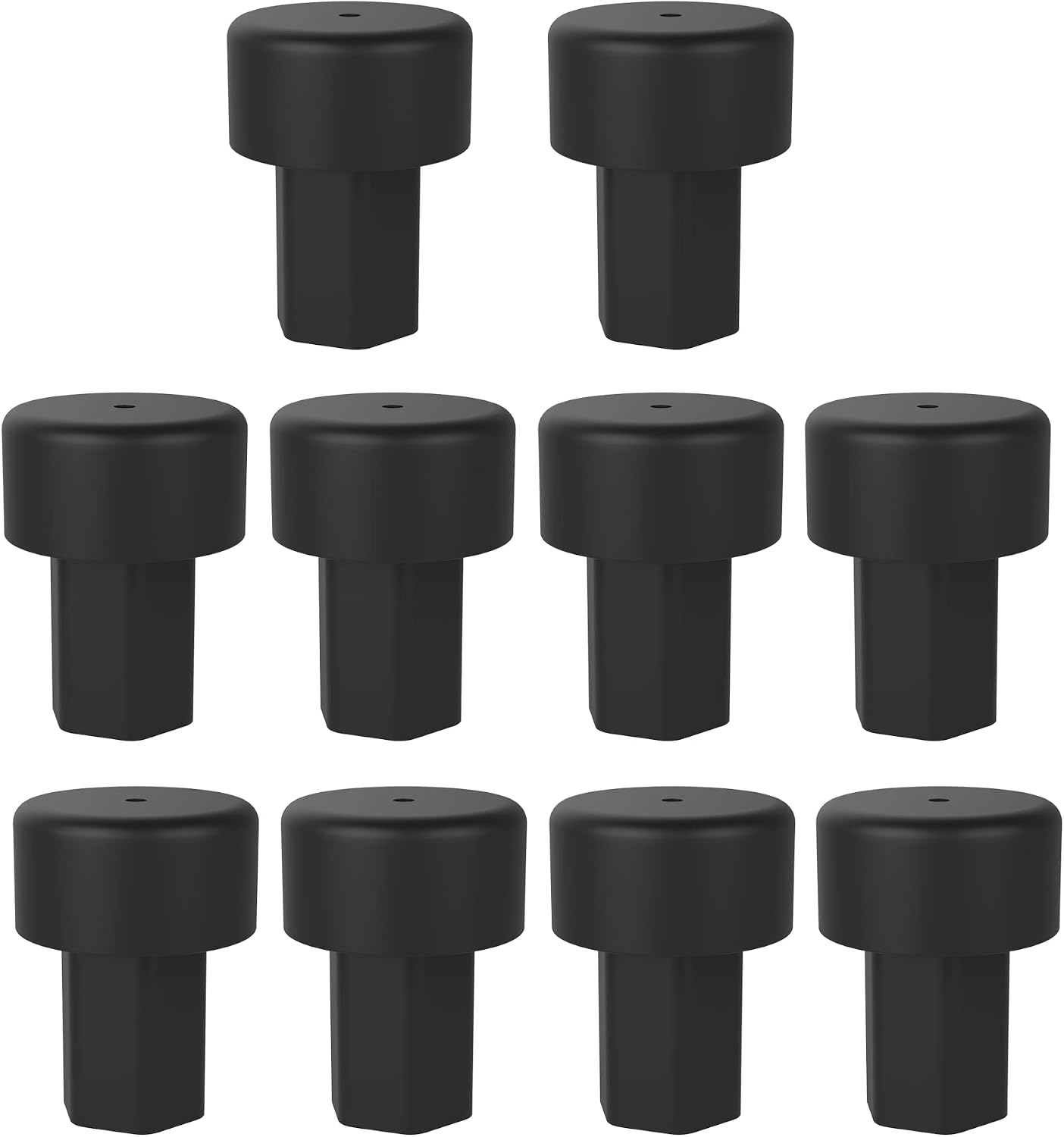 Grate Rubber Feet Replaces W10919249 SDA-00189300 Stove Gate HP Rubber Bumper for Kitchen Aid for Jenn Air Gas Range Burners Cooktop Grills, 10 Pack