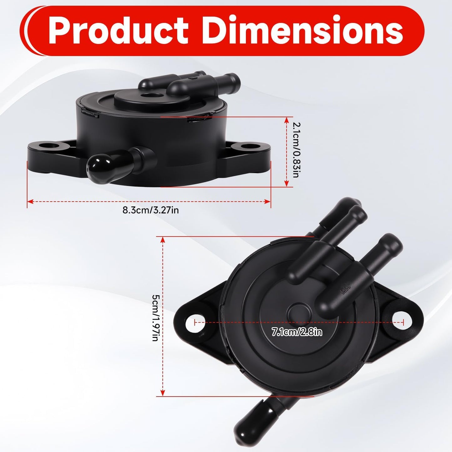 Solenoid Valve Replaces 16200-z6L-003 and Fuel Pump Replace 16700-Z6L-003 for Honda GX630 GX630R GX630RH GX660 GX660R GX660RH GXV690R