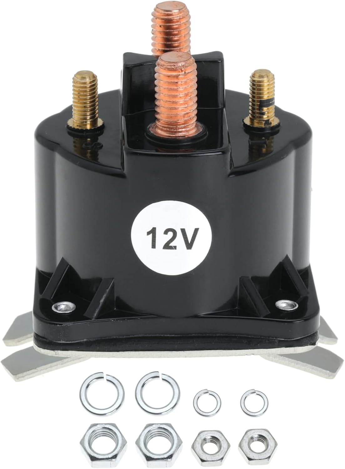 12V Dump Trailer Solenoid Replace SAZ4201GJ SAZ-4201ER 7522 190107 070009 Intermittent Duty Solenoid Relay 4 Terminal 100 Amp