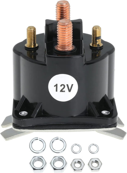 12V Dump Trailer Solenoid Replace SAZ4201GJ SAZ-4201ER 7522 190107 070009 Intermittent Duty Solenoid Relay 4 Terminal 100 Amp