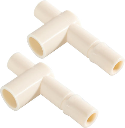 Sanoprene Tee Ice Maker Machine Water Line Connector Fitting for Hoshizaki KM/CF/CR Series Replace 4A0177-01 439197-01, 2 Pack