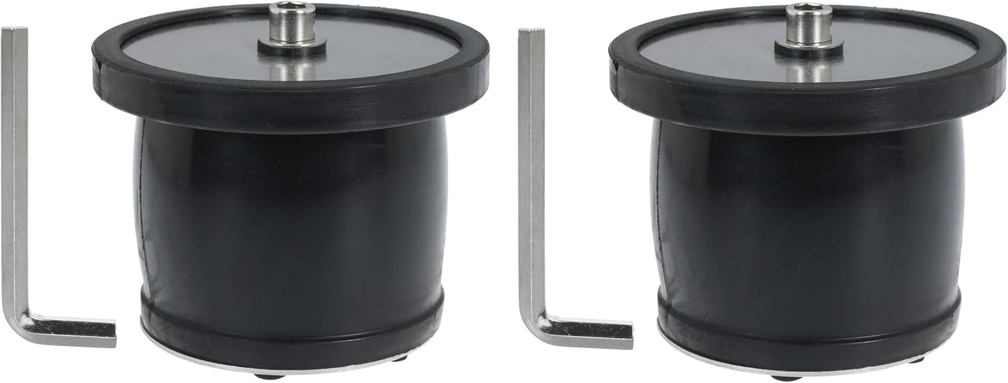 2 Pack Expandable Rubber Plug Mechanical Seal Scupper Plugs Boat Plug Winterizing Expansion Plugs Leak Proof Drain Plugs for Boats Pools Bathroom Pipe Sewers (2.56"-3.15"（65mm-80mm）)