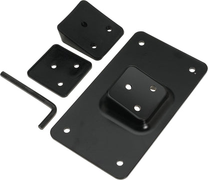 3-Hole Laydown License Plate Mount Bracket for Harley Big Twins Softail Dyna Sportster XL 1973-Up