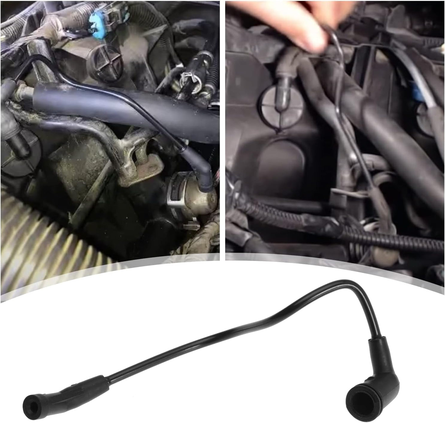 Fuel Pressure Regulator Vacuum Line Tube for GMC Sierra for Chevrolet Silverado Suburban Tahoe Colorado Avalanche Yukon 4.8 5.3 6.0 1999-2005 Replaces 17113556