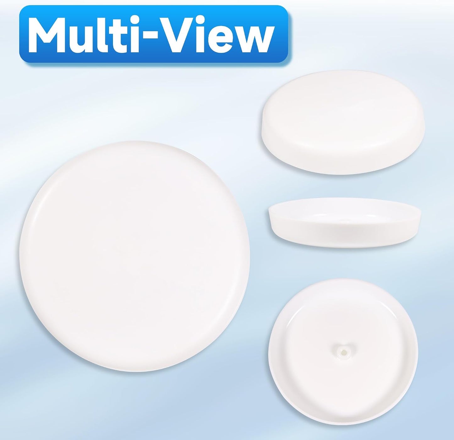 unrulysoul RV Roof Mushroom Vent Cap Plumbing Vent Water Guard for Keystone 5th Wheel RVs Travel Trailers, 2pcs
