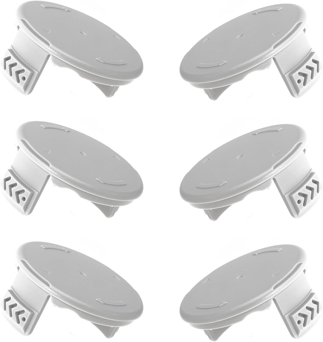 AC14HCA Trimmer Cover Cap for Ryobi One+18V 24V 40V Cordless Trimmers P2000 P2001 P2002 P2003 P2004 P2005 P2006 AC14HCA Replacement Spool Cap Replace 993373001 6PCS