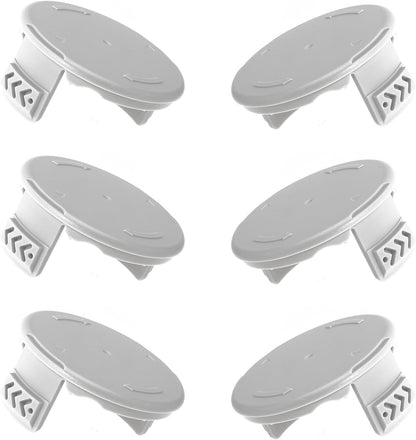 AC14HCA Trimmer Cover Cap for Ryobi One+18V 24V 40V Cordless Trimmers P2000 P2001 P2002 P2003 P2004 P2005 P2006 AC14HCA Replacement Spool Cap Replace 993373001 6PCS