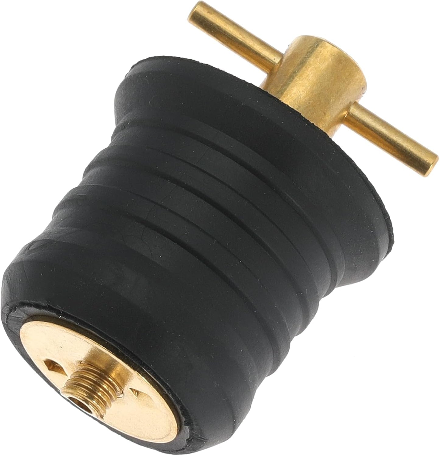 2 Pcs Boat Drain Plug With T Handle - Snap Rubber Plugs With Brass/Stainless Steel Handle - Marine Twist Accessories