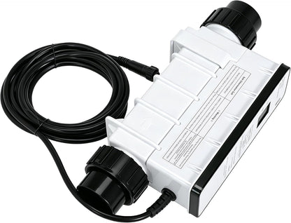 Salt Cell Saltwater Chlorine Generator, Replace EC-520888 520888 for Pentair IntelliChlor IC15 Power Center, Salt Chlorinator System for Inground Pools up to 15000 Gallons