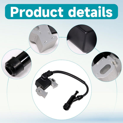 Ignition Coil 30500-Z5T-003 4 pin Connector for Honda GX390 GX340 Replace 30500-Z5R-003 30500Z5T003 Four Prong Connector Coils, with Spark plug and 0.4 Feeler Gauge
