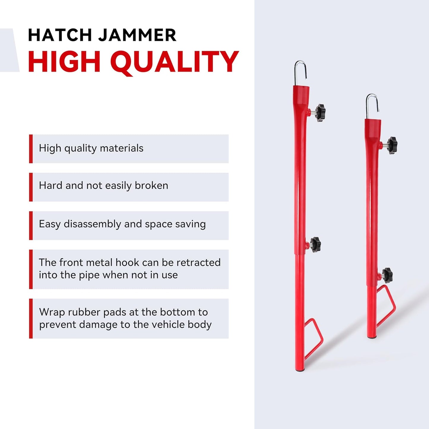 Hatch Jammer Auto Body Repair Tools Retractable Support Rod Holder