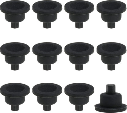 Stove Grate Rubber Feet Replacement for Wolf for Subzero Gas Cooktop Range Burner Rubber Grate Bumper Pads 12 Pack