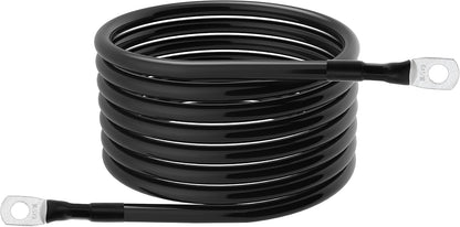 6 AWG Battery Cable 6AWG Gauge Battery Inverter Cables for Automotive Solar Marine Boat RV Car Motorcycle (6 AWG, 7FT, 5/16")
