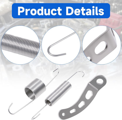 Universal 59206 Carburetor Throttle Return Spring and 4708 Throttle Return Spring Bracket for Most 5-1/8 Carburetor Necks (3Pack)