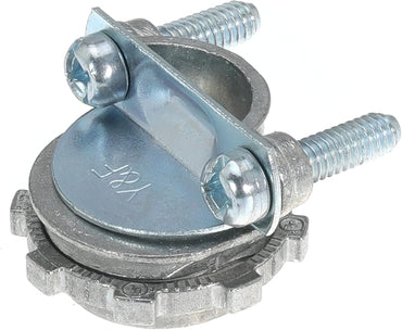 3/8 Inch Cable Connector, Clamp Type Cable Connectors, Zinc Steel for Metallic Conduit Protect Cables, fits Electrical Box Wire Clamps (24, 3/8 inch)