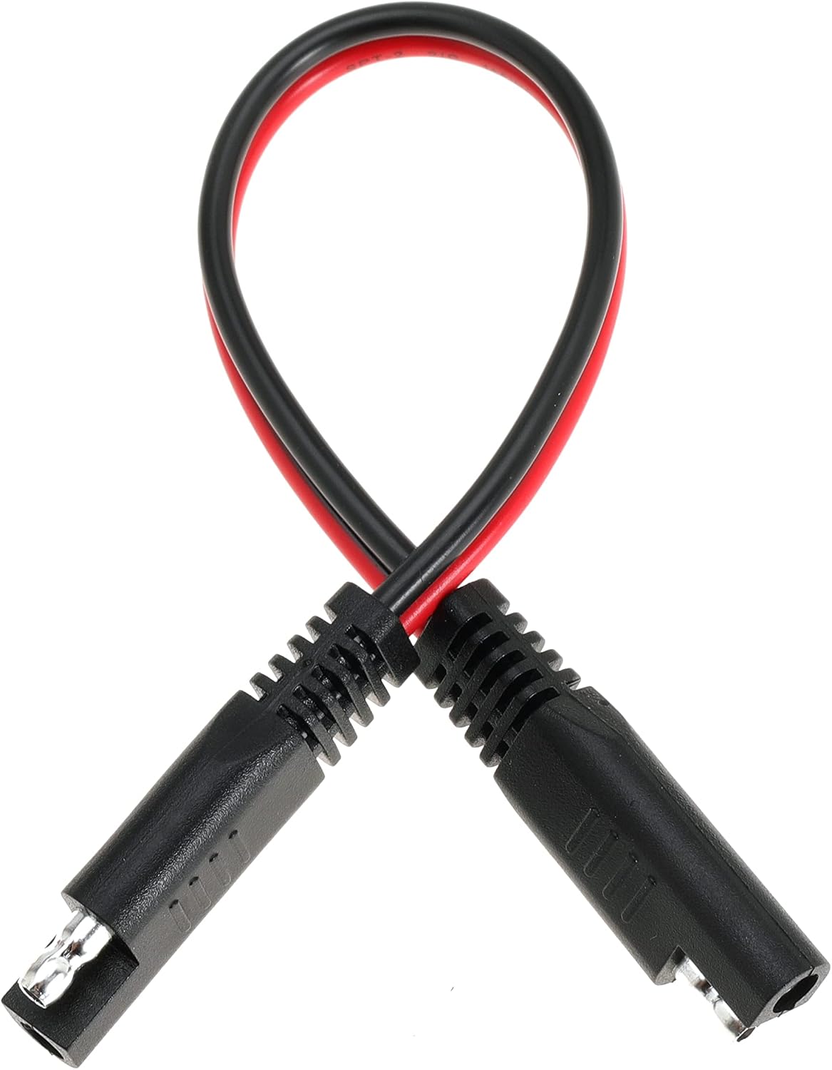 14 AWG SAE to SAE Extension Cable 14 Gauge 2-Pin SAE Connector Extension Cord with Dual Head Plug for Solar Panel Automotive Car Motorcycle 10in