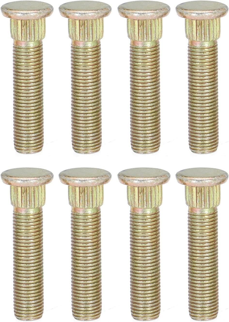 Front Wheel Stud for Polaris for Ranger for Crew for RZR for Sportsman for Trail ACE XP XP4 RZR 4 570 700 800 900 2002-2022 Replace 7517871, 3/8" x 24 Thread x 1-3/4" Long (4PCS)