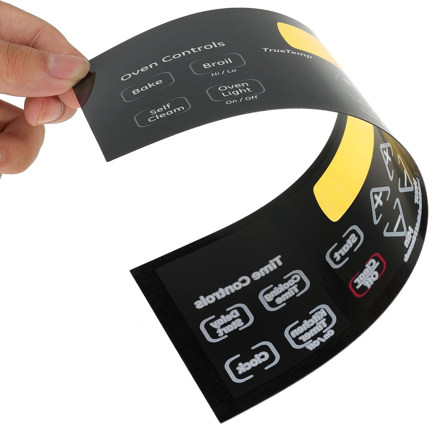 WB27T11229 Wall Oven Faceplate Cover Control Board Overlay for Electric Wall Oven Replaces1556130 AP4484324 AH2370149 EA2370149 PS2370149