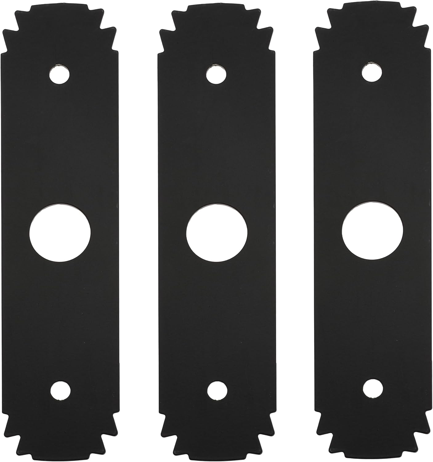 8 Inch Edger Steel Serrated Blade Replace AC04215 Reversible Heavy Duty Hardened Steel Edger Blade for Ryobi for Edgers UT50500 UT15518 RY15518 RYEDG11 P2310 P2300B 1" Center Hole (3)