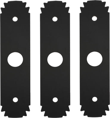 8 Inch Edger Steel Serrated Blade Replace AC04215 Reversible Heavy Duty Hardened Steel Edger Blade for Ryobi for Edgers UT50500 UT15518 RY15518 RYEDG11 P2310 P2300B 1" Center Hole (3)