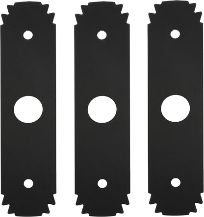 8 Inch Edger Steel Serrated Blade Replace AC04215 Reversible Heavy Duty Hardened Steel Edger Blade for Ryobi for Edgers UT50500 UT15518 RY15518 RYEDG11 P2310 P2300B 1" Center Hole (3)