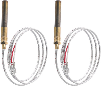 36'' 750mv Thermopile Generators for Fireplace Gas Ovens/Grills/Boilers/Water Heaters Frying Furnace 750℃ Millivolt Thermocouple