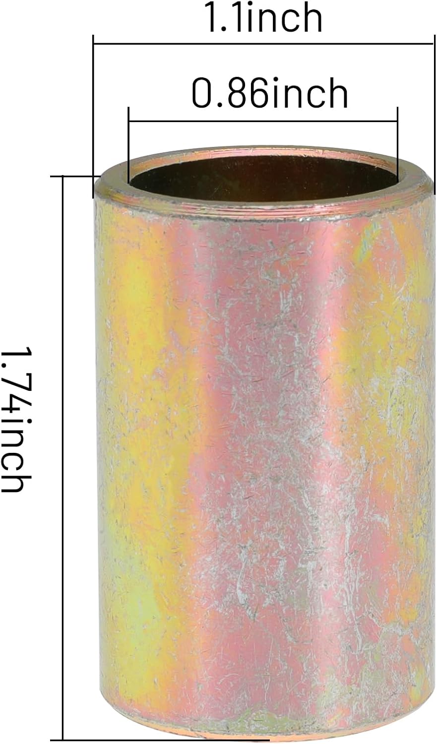 Universal Lower Lift Arm Bushing for Category II to I Hitch Systems, Replace 302910 30291E1 Tractor Implement Bushings Cat 1 to Cat 2 Bushings (Pack of 10)