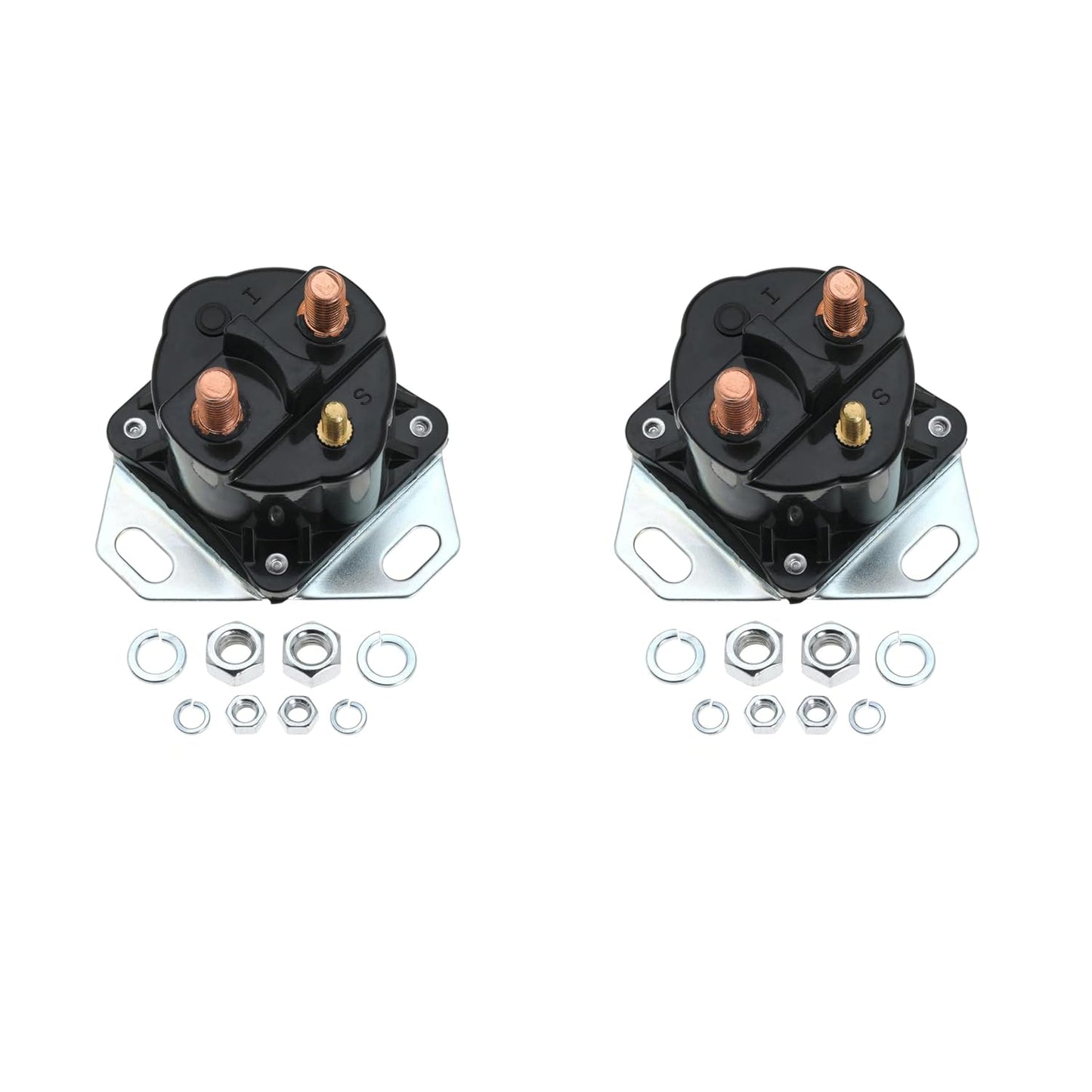 Starter Solenoid Relay Switch for Ford F150 F250 F350 F450 F550 E150 E250 E350 Escort Bronco Mustang Ranger Replace SS598T SW1951C SW1507 SW1507ADP SW1951 SW1951A SW1951B 2PC