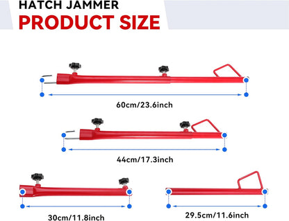 2 Pcs Hatch Jammer Auto Body Repair Tools Retractable Support Rod Holder 17100 Replacement Car Trunk Lift Gate Support for Automotive Paint Polishing Door Fixing