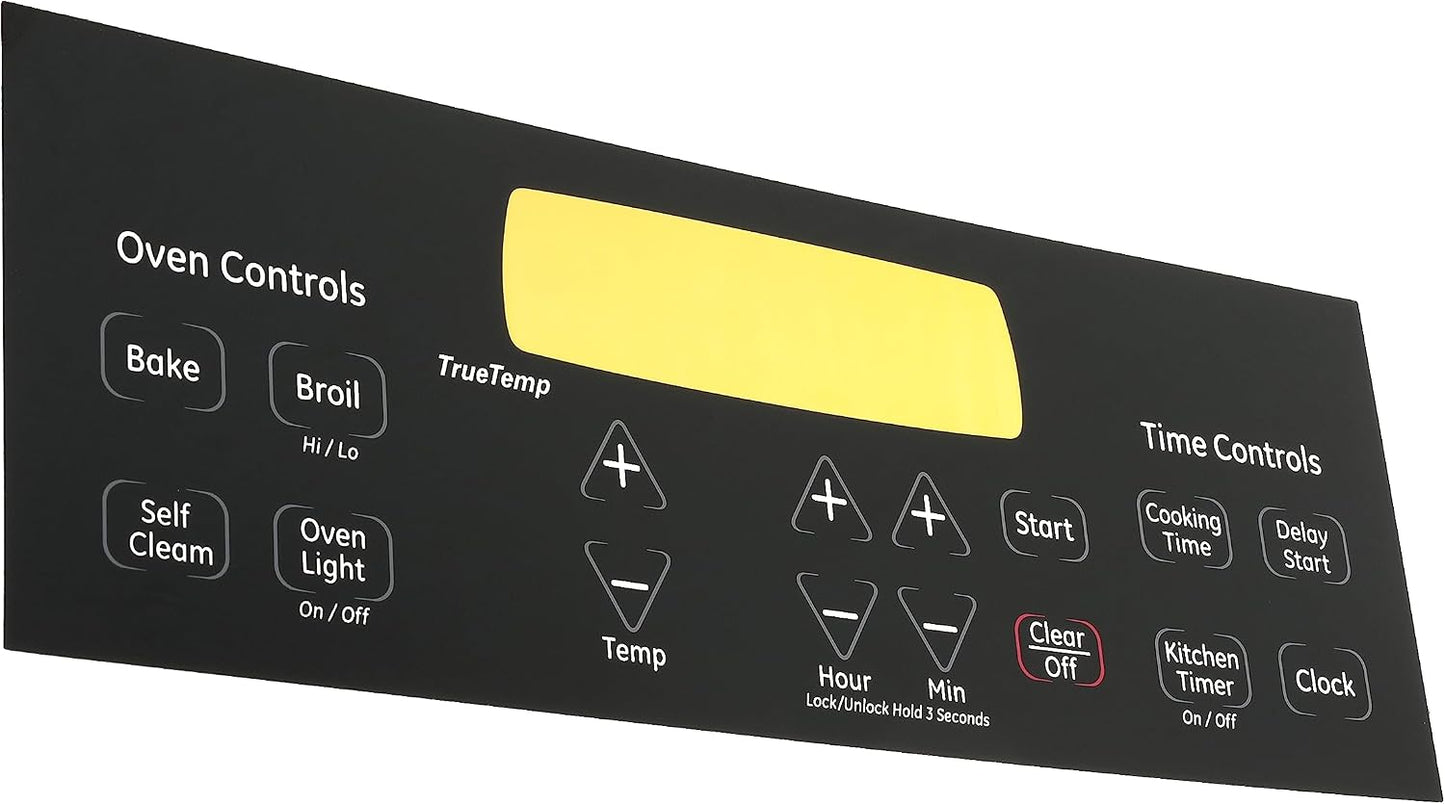 WB27T11229 Wall Oven Faceplate Cover Control Board Overlay for Electric Wall Oven Replaces1556130 AP4484324 AH2370149 EA2370149 PS2370149