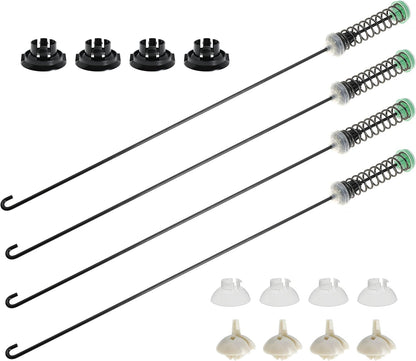 W11130362 Washer Suspension Rod Kit for Whirlpool for Kenmore and for Amana Washing Machines Replace 11022352510 WTW5000DW2 MVWC565FW0 WTW5000DW0