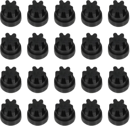 Rubber Grate Feet Stop Top Grates Knobs Replacement for Thermador Gas Stovetop Cooktop Grate Replaces 00618112 00637940 Pack of 20