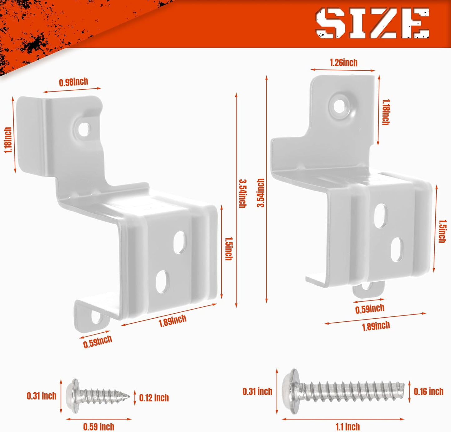 24 Inch Stacking Kit for GE GFA24KITL Washer Dryer Stack Bracket for 24" Front Load Laundry (Set of 1, White)