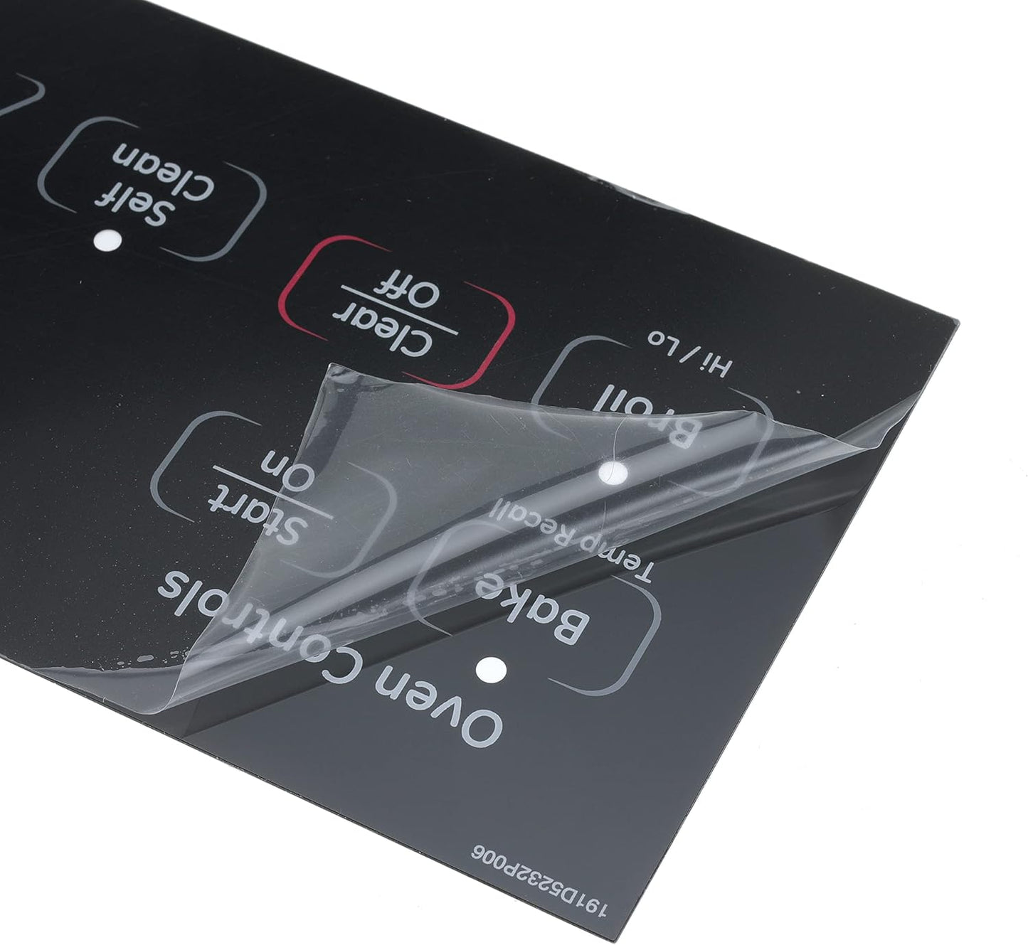 Replacement WB27T11005 Oven Faceplate for Electric Range Oven Stove Graphic Face Cover Replaces 1473975 AH2321447 EA2321447 PS2321447