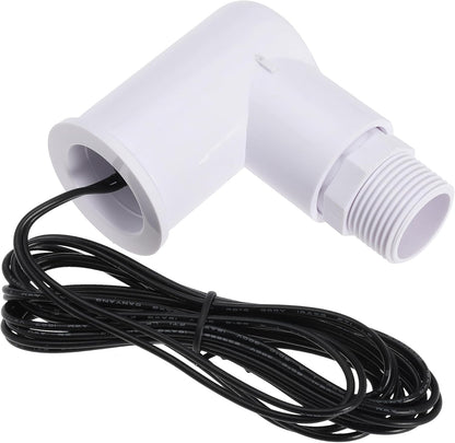 6PACK SS2 Float Switch with 3/4 Inch Adaptor and 6FT Wire Water Float Switch for HVAC Drain Pan Condensate Outlet