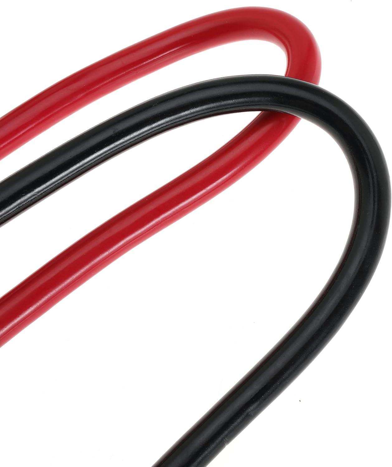 4 AWG Battery Cable 4AWG Gauge Pure Copper Battery Inverter Cables with 3/8 in Lugs Both Ends Power Inverter Wire Set for Automotive Solar Marine Boat RV Car Motorcycle Red and Black (4FT)