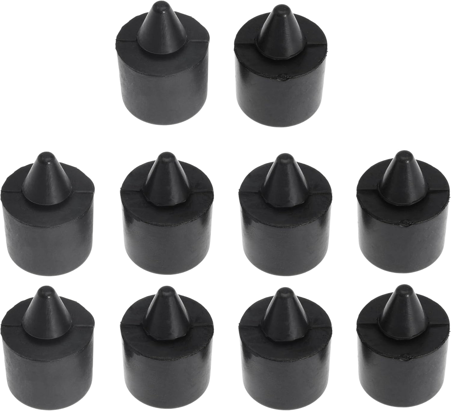 Exterior Rubber Bumpers 16.5mm Stop Cushion for Ford Ranger F150 Escape Expedition 10pcs