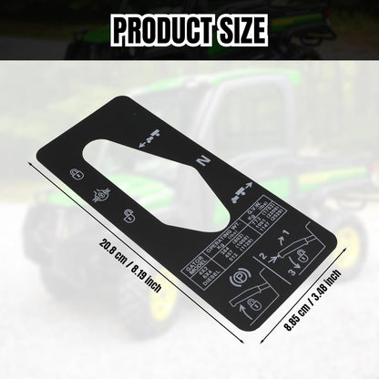 Shift Quadrant Label Replace M127539 for Jo-hn Deere 6X4 4X2 6X4 Diesel Gator Utility Vehicle (2PCS)