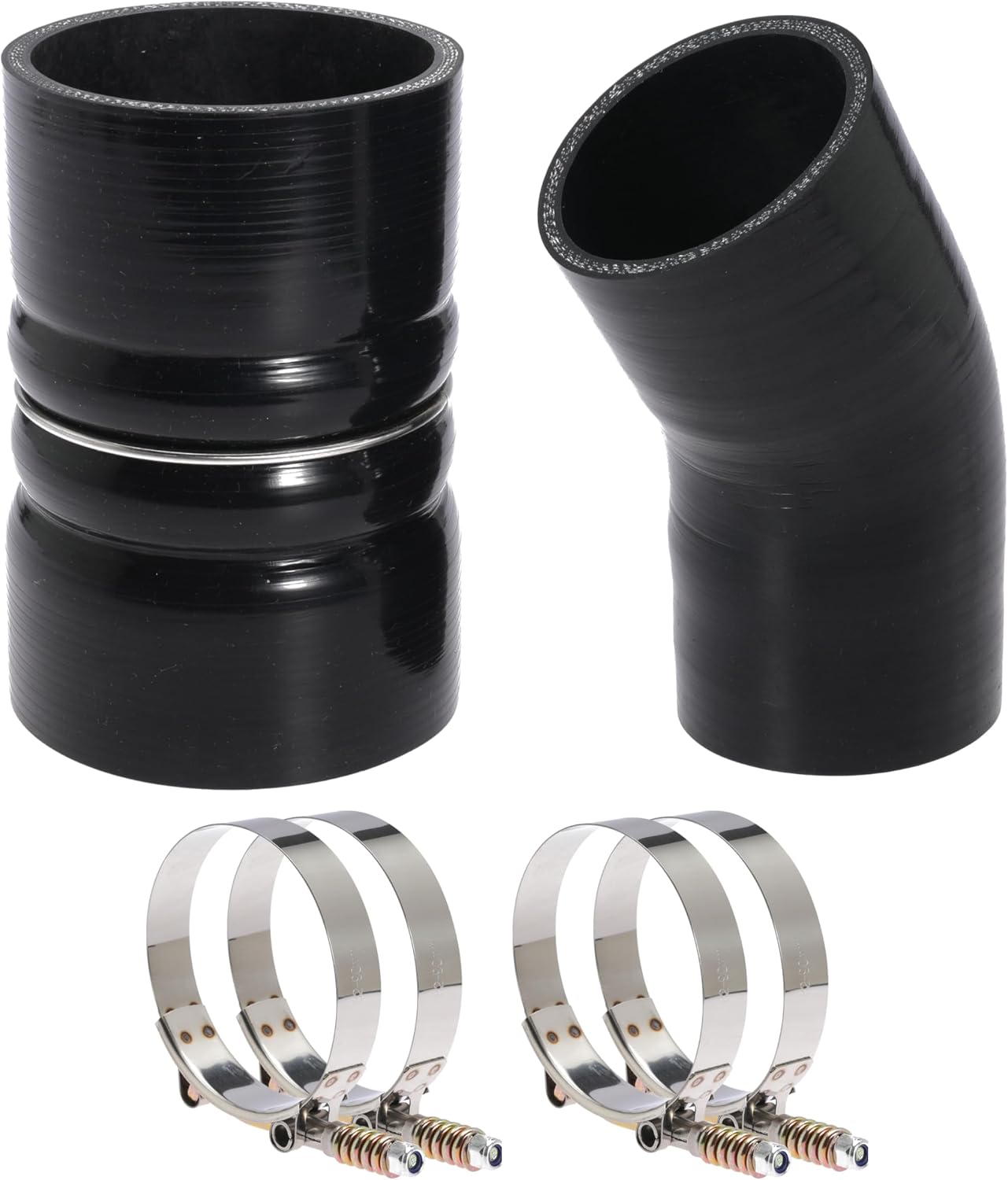 6.0 Hose Boot Kit For Ford F250 F350 6.0L Diesel Powerstroke 2003 2004 2005 2006 2007 with T Bolt Clamp
