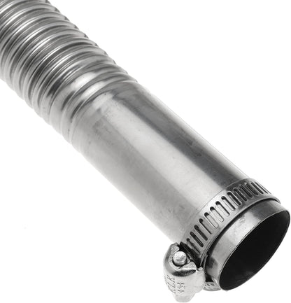 100cm 1 inch Heater Exhaust Pipe Generator Exhaust Extension Fuel Tank Gas Vent Hose with Clamps