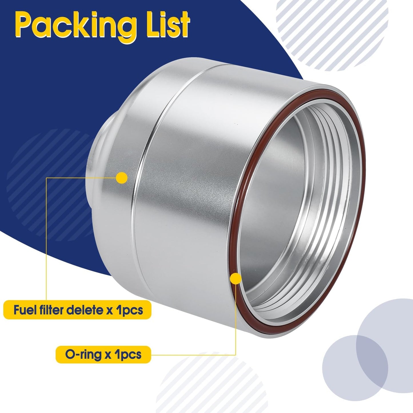 6.6 Fuel Filter Delete Replacement for GMC 2001-2016 Duramax 6.6L Diesel Truck