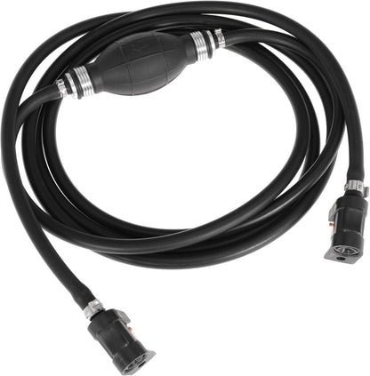 6mm (1/4") Boat Fuel Line Kit Fuel Line Assembly with Primer Bulb & Connector 10FT Marine Boat Motor Outboard Fuel Gas Line Hose for RVs, Tractors, and Caravans
