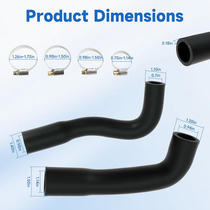 52040079 52040081 Fuel Filler Hose Kit for Jeep Wrangler YJ 1987-1995 Gas Tank