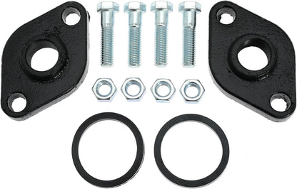 Cast Iron Flange Kit with Gasket for Grundfos 519601 UP Series Circulator Pump, 3/4" NPT (Pack of 2)