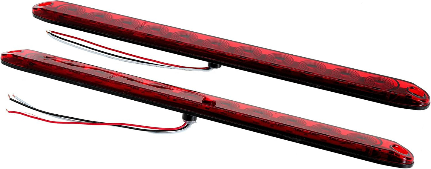 15 Inch 11 LED Trailer Light Bar 12V LED Tail Lights for Park Stop Brake Turn Signal Trailer Car Truck Boat Motorcycle 2PCS