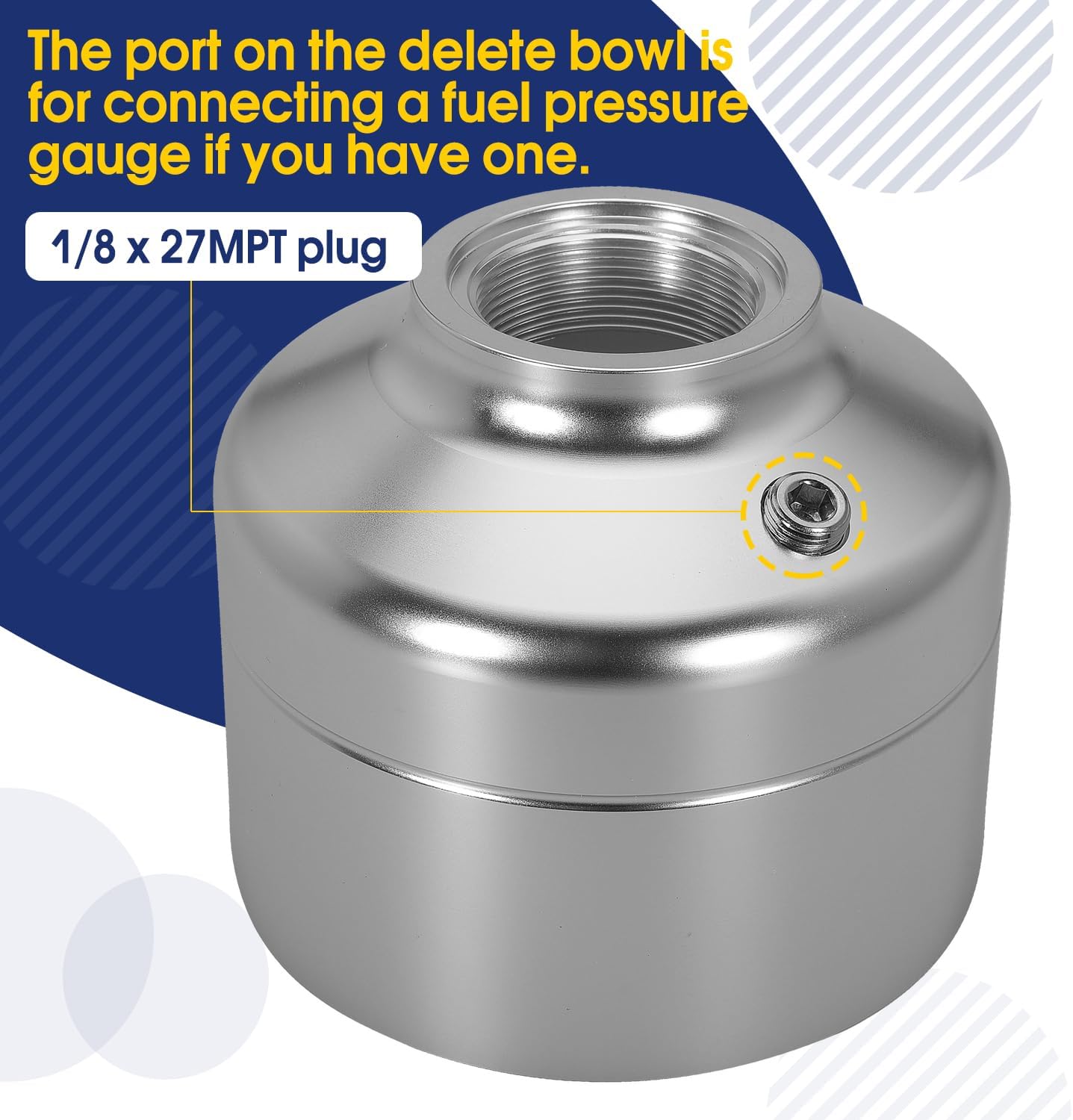 6.6 Fuel Filter Delete Replacement for GMC 2001-2016 Duramax 6.6L Diesel Truck